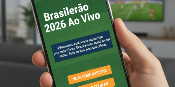 Brasileirão 2026 Ao Vivo — Veja Onde Assistir a Cada Jogo Pelo Celular